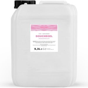 Douchegel - Passievrucht - Lichtroze/Transparant - 5,3 Liter - Jerrycan | Navulling Q1