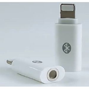 Adapter 3.5mm naar lightning Geschikt voor iphone naar Digitale Adapter Bluetooth wit