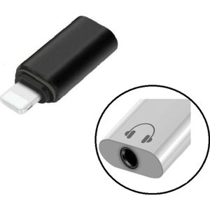 Adapter 3.5mm jack naar 8 pin Geschikt voor iphone Digitale Adapter Bluetooth zwart