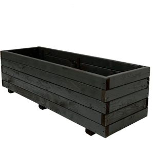 KOTARBAU® Houten Plantenbak - Bloembak Hout - 60 x 18 x 15 cm