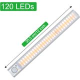 TLVX Led lamp met bewegingssensor en lichtsensor | Draadloos | Accu USB Oplaadbaar | LED Sensor lamp | Beweging sensor | Licht sensor | Dimbaar | Light Motion Sensor | 30 CM | 120 leds | Nacht Lamp LED | Magneet strip | Kastverlichting | LED-strip