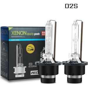 TLVX D2S 35W 12V Origineel Xenon Lampen 12.000K (2 stuks) / Blauw – Paars licht / HID lampen / 35W / Xenon bulbs / Dimlicht / Grootlicht / Hoge Lichtopbrengst / Xenon Koplampen / Auto Lamp / CANBUS / Autolampen / Origineel D2S Xenon (2 stuks)