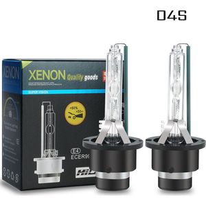 TLVX D4S 35W 12V Origineel Xenon Lampen 12.000K (2 stuks) / Blauw - Paars licht / HID lampen / Met E-Keur / Xenon bulbs / Dimlicht / Grootlicht / Hoge Lichtopbrengst / Xenon Koplampen / Auto Lamp / CANBUS / Autolampen / Origineel D4S Xenon (2 stuks)