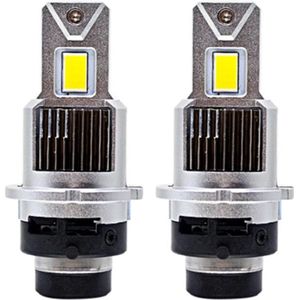 TLVX D4S Perfect Fit LED Canbus lampen 40.000 Lumen 6000k Helder Wit (set 2 stuks) - Plug and Play – CANBUS EMC - + 360% licht - LED CSP CHIPS - 120 Watt – D4S / D4R 35 watt Xenon HID vervanger - Dimlicht - Grootlicht - Koplampen - Autolamp - 12V