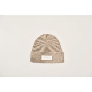 AMBIQUE knitted beige beanie Vito By Halil Dervisoglu