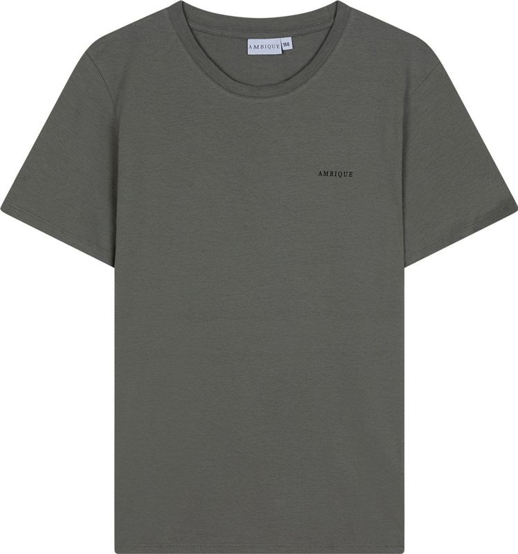 AMBIQUE - T-shirt - Groen - Basic Shirt van Katoen