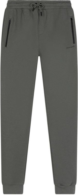 Ambique slim sweatpants donkergroen