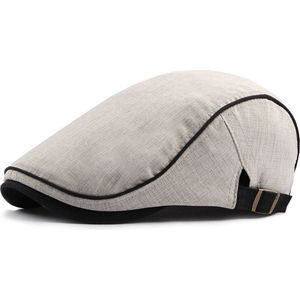 Flat Cap - Vintage Zwart - Jazz cap - flat cap heren - Baret Heren - Hoed - Cadeau Man - One Size - gebaseerd op Peaky Blinders-kerstcadeau