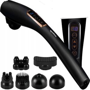 Ilso massage apparaat - nek en rug - draadloos - 6 opzetstukken - sport - relax - cellulitis