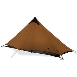 3F UL GEAR® Lanshan 1-persoons Tent - Ultra Lichtgewicht - 4 seizoenen trekking tent - Waterdicht - Kampeertent - Kamperen - Dubbeldaks trekkerstent - Hiking & Wandelen