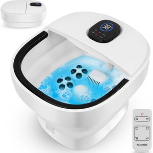 Niceey - ZD3000 - Voetenbad - Wit - Opvouwbaar - Elektrisch - 14L