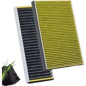 Tops Koolstoffilter voor afzuigkap Bosch - 11041790 Afzuigkap filter x2 - Actiefkool - 248x90x20 mm & 362x237x23 mm