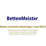 hotelgroothandel.nl - 2-Pack Wasbare incontinentie 4-laags bedonderlegger 85x90 +50cm TPU