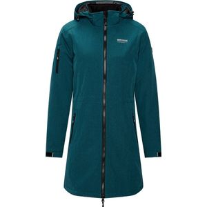 Nordberg GITTE - Lange Winterjas - Dames - Lagoon Melange - Maat L