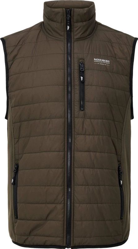 Nordberg Tommy Heren Bodywarmer Mj01701-ay - Kleur Groen - Maat M