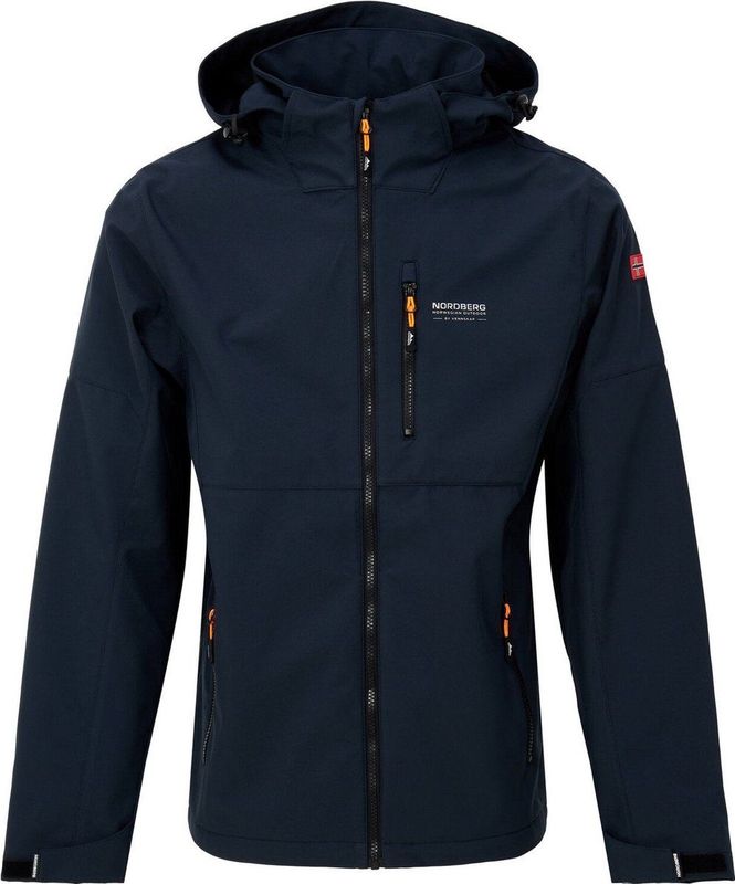 Nordberg Dustin - Softshell Outdoor Zomerjas Heren - Navy -