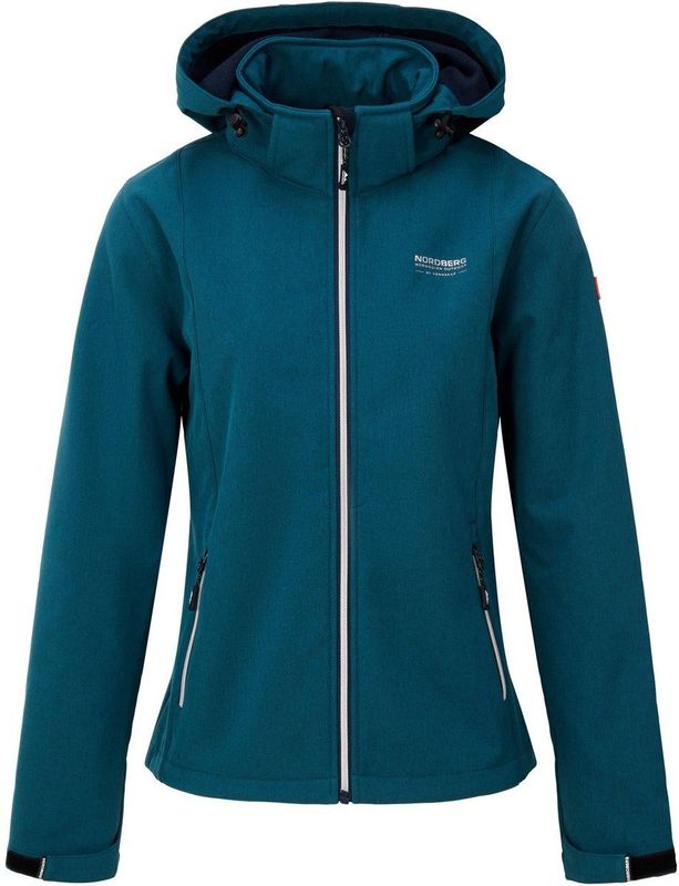 NORDBERG - Rinda Softshell - Softshell Jack - Lichtblauw