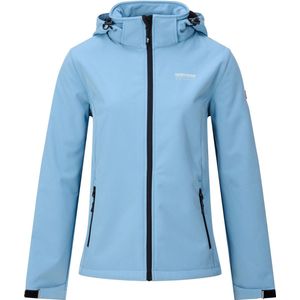 Nordberg - Ingrida - Soft Shell Jas - Licht Blauw - Softshell Materiaal