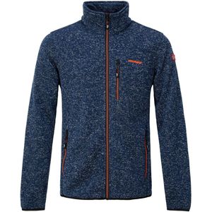 Nordberg - Jan - Fleece Vest - Navy White Melange