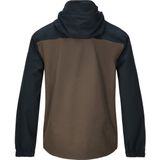 Nordberg waterproof jas David zwart/donkergroen