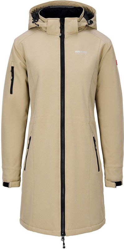 Nordberg - Gitte - Jas - Ecru - Dames - Winddicht en Waterafstotend
