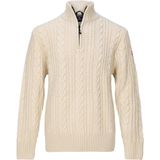 Nordberg - Kol Sweater - Off White - Heren - Half Zip