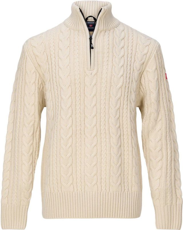 Nordberg - Kol Sweater - Off White - Heren - Half Zip