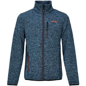 NORDBERG - Jan Fleece - Fleece Sweater met Rits - Blauw