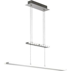 LED Hanglamp Deco linear - Warm wit licht - In hoogte verstelbaar - Zilver