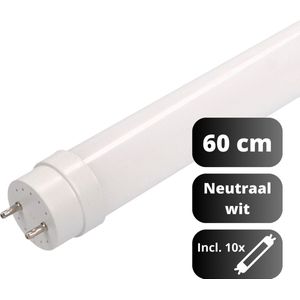 EasySave LED TL Buizen 60 cm - T8 - 4000K - Gaat tot 15 jaar mee - 860 lm - 10 LED TL buizen - Tl-buizen