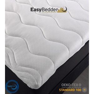 EasyBedden® - Topdekmatras - Koudschuim HR45 - 130x200 - circa 7 cm  - Actie !!!