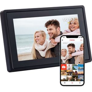 Tiqvi - Digitale Fotolijst - 7 Inch - IPS Scherm - WiFi - 16GB