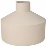 vtwonen Bloemenvaas - Cilinder Vorm - Zandkleur - Modern - Metaal