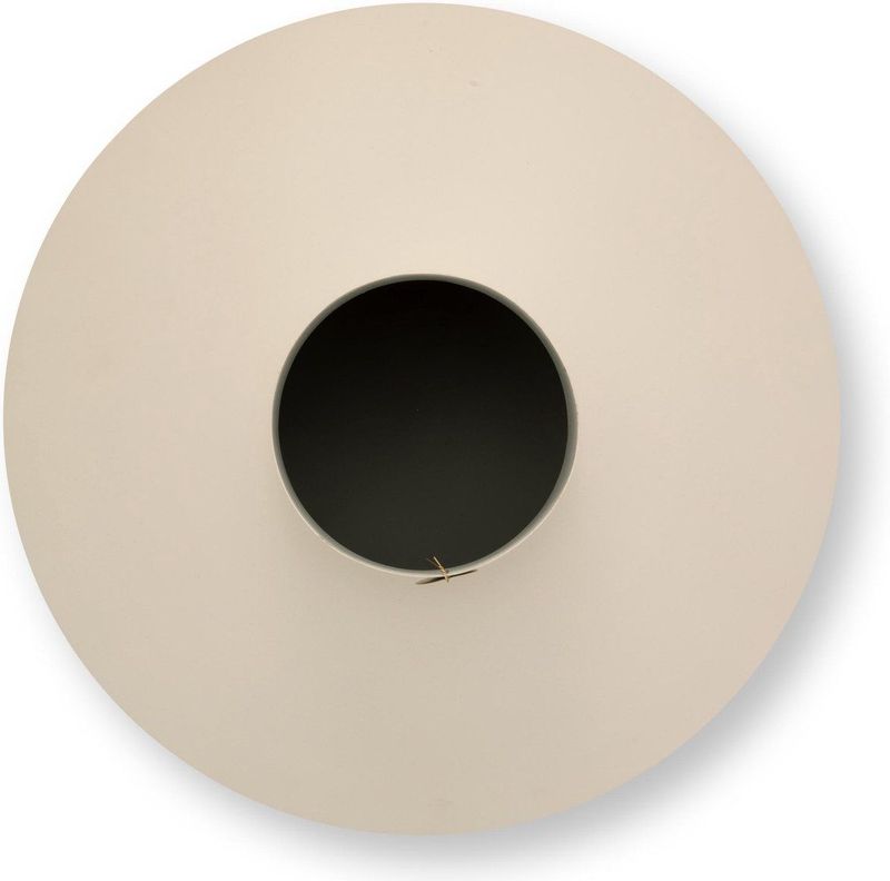 vtwonen Bloemenvaas - Cilinder Vorm - Zandkleur - Modern - Metaal