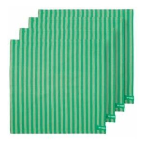 Pip Studio - Stripes - Servet - Green - 40 x 40 cm