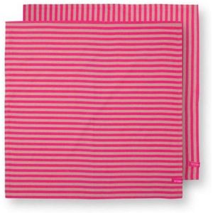 Pip Studio - Stripes - Theedoek - Pink - Katoen - Set van 2