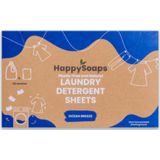 Laundry Sheets HappySoaps - Wasstrips - Wasmiddeldoekjes - Gekleurde en Witte Was - 35 stuks
