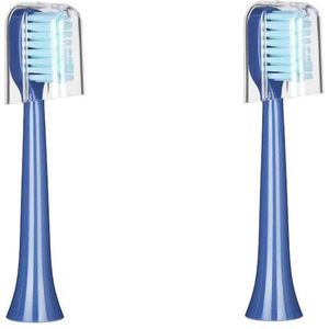 Hyundai Electronics - Elektrische Tandenborstel Wave - Opzetborstels zacht - blauw - 2 stuks