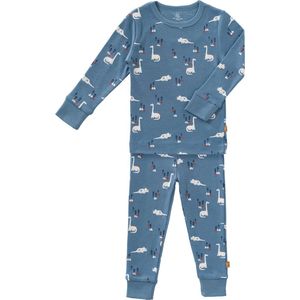 Fresk - Boxpakje - Blauw - 2-delig - Biologisch Katoen - Zonder Voeten