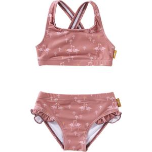Fresk - Bikiniset - Roze - UV-bescherming UPF 50 - Sneldrogend - Tweedelig Zwempak met Ruches