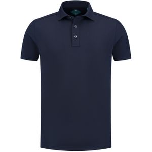 District - Performance - Poloshirt - Indigo - Katoen - Korte Mouwen