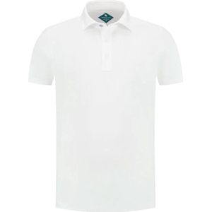 District Indigo - Pique Performance Polo - Slim Fit - Strijkvrij