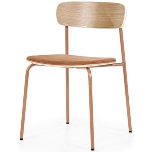 Showroommodel, zelf afhalen! Eetkamerstoel Skola - terracotta