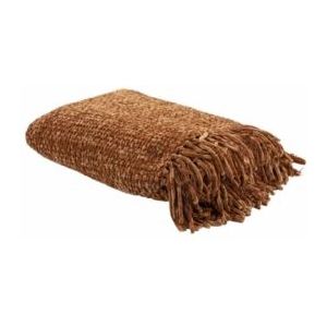 By-Boo Hyde - Plaid - Terracotta - 130 x 170 cm - Polyester