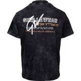 Gorilla Wear - Medina Oversized T-shirt - Washed Zwart - 100% Katoen