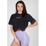 Gorilla Wear - Medina Oversized T-shirt - Washed Zwart - 100% Katoen