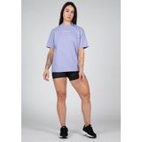 Gorilla Wear Medina - T-Shirt - Lila - 100% Katoen - Oversized Pasvorm