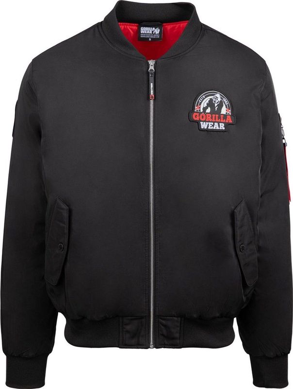 Gorilla Wear - Covington Bomber Jacket - Zwart - Herenjack