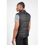 Gorilla Wear Irvine Puffer Vest - Bodywarmer - Zwart