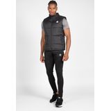 Gorilla Wear Irvine Puffer Vest - Bodywarmer - Zwart